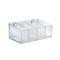Azar Displays Clear Plastic Adjustable Divider Bin for Pegboard or Slatwall. Acrylic Storage Open Container 556116-1PK-W3D - alternate 2